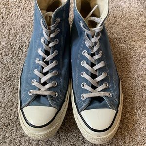 Converse CTAS 70 Hi Blue Coast Egret Black Sz 9